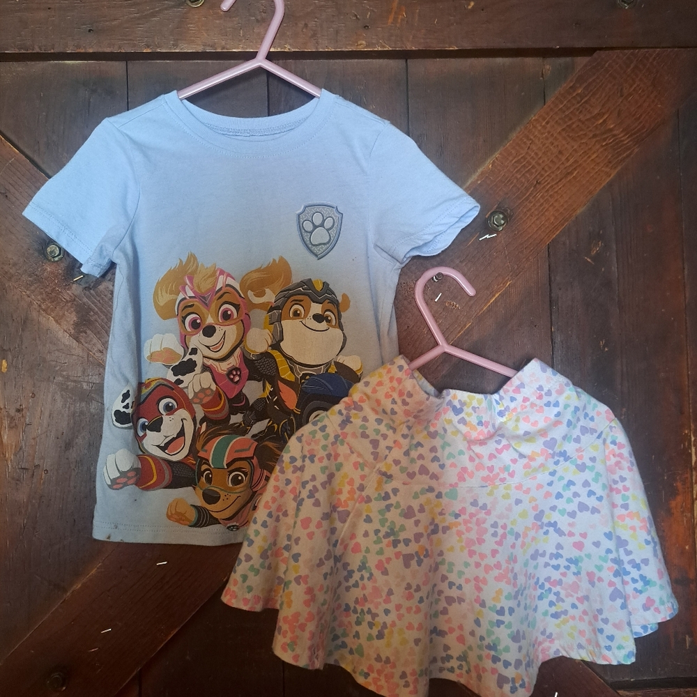 🙂3/15 Kids Blue Paw Patrol T-Shirt Size 3t 🧡💚💙💜💛❤️